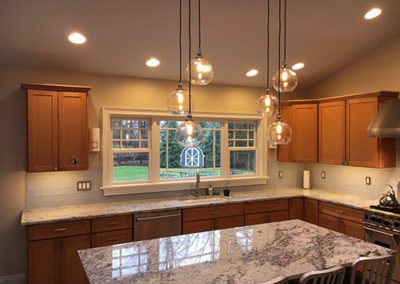 new painted kitchen