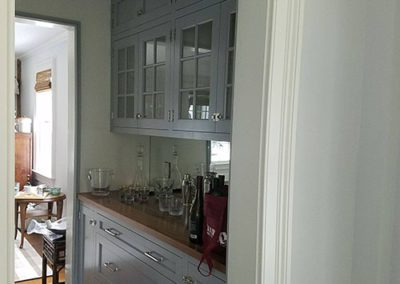 freshly painted cabinets