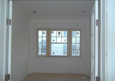 a newly painted window