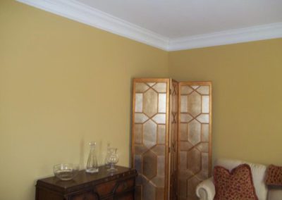 a room with new paint