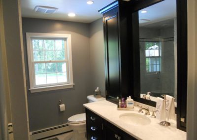 A newly renovated bathroom